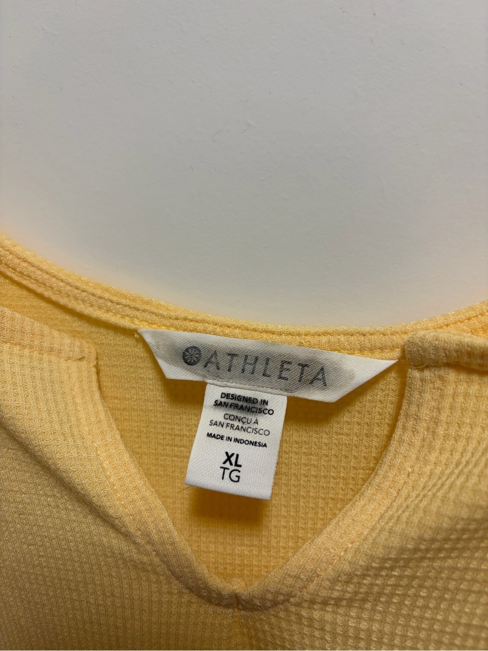 Athleta Wind Down Sleep Cami In Yellow Women’s Size XL - Picture 3 of 8